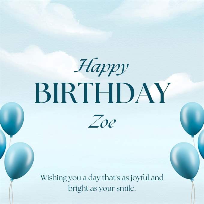 Read more about the article Happy Birthday Zoe Wishes with Cake, Status & Quotes Images